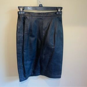 Vintage Giovinezza Moda by Rocco D'Amelio Leather Mini Skirt NWT SMALL